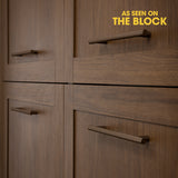 Arezzo Knurled Bar Handle - Round Fixing Post