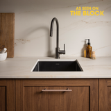 Arezzo Knurled Bar Handle - Round Fixing Post