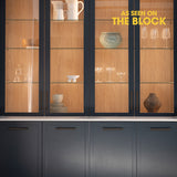 Arezzo Knurled Bar Handle - Round Fixing Post