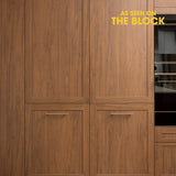 Arezzo Knurled Bar Handle - Round Fixing Post