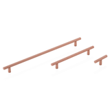 Arezzo Knurled Bar Handle - Round Fixing Post