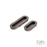 Cascade Recessed Oval Small Timber Handles