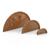 Timber Dished Semi Round Handles