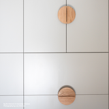 Hand Crafted Timber Half Moon Handles