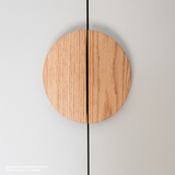 Hand Crafted Timber Half Moon Handles