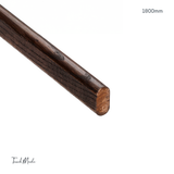 Timber Oval Wardrobe Rail