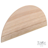 Hand Crafted Timber Half Moon Handles