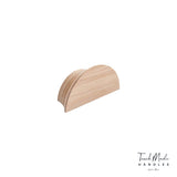 Hand Crafted Timber Half Moon Handles