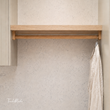 Timber Oval Wardrobe Rail