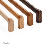 Timber Oval Wardrobe Rail