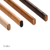 Timber Oval Wardrobe Rail