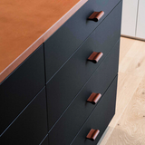 Premium Como Leather Pull - Tan