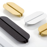 OVA, Symmetrical Handle, Joinery Handle, Brushed Brass, Matt Black, Matt White Handle Hero Image