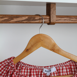 Timber Oval Wardrobe Rail