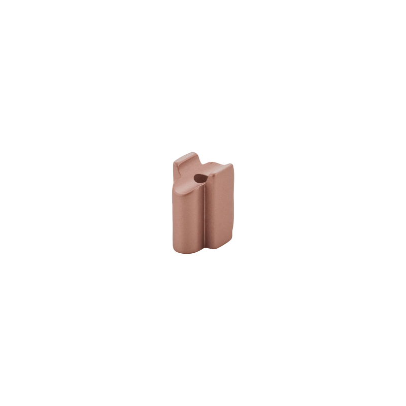 Arezzo Knurled Bar Handle - Double Fixing Post Only