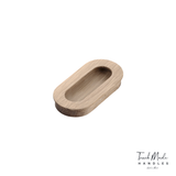 Cascade Recessed Oval Small Timber Handles