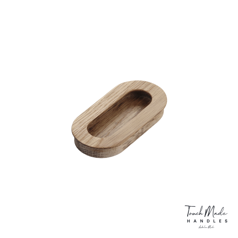 Cascade Recessed Oval Small Timber Handles