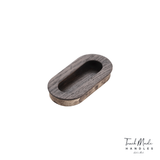 Cascade Recessed Oval Small Timber Handles