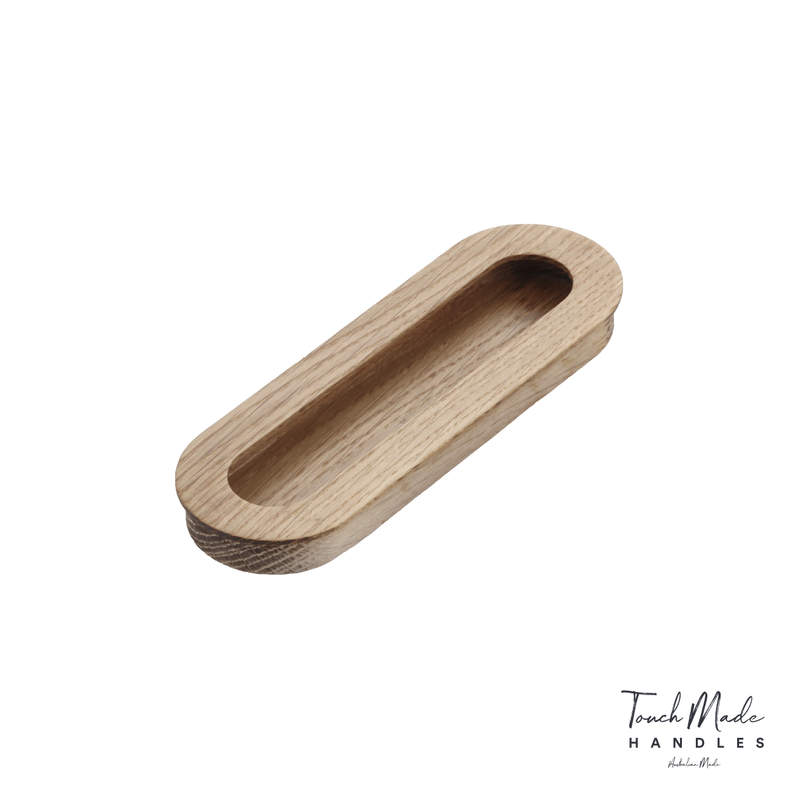 Cascade Recessed Oval Small Timber Handles