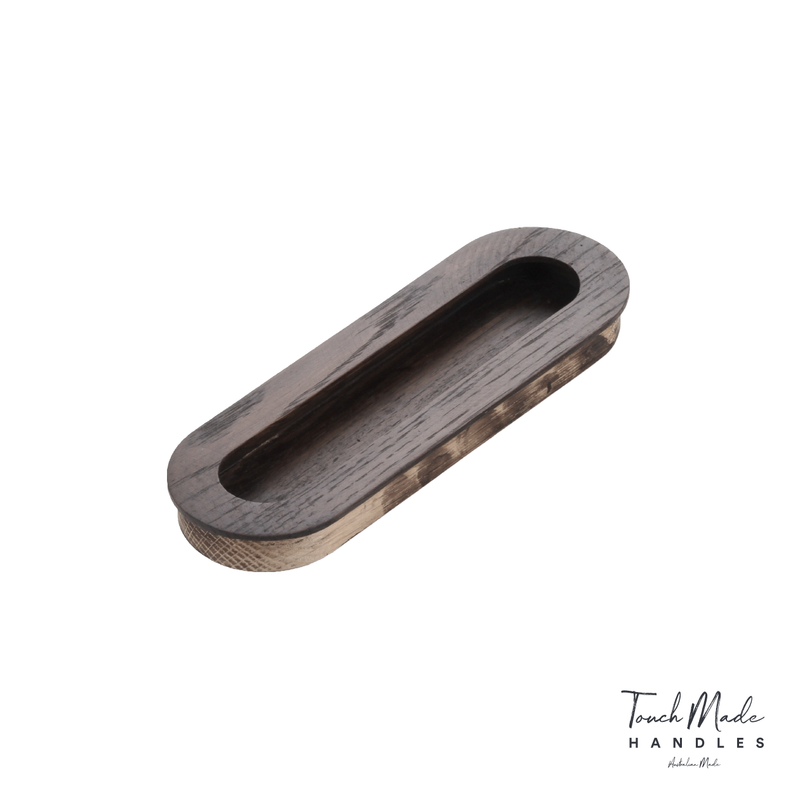 Cascade Recessed Oval Small Timber Handles