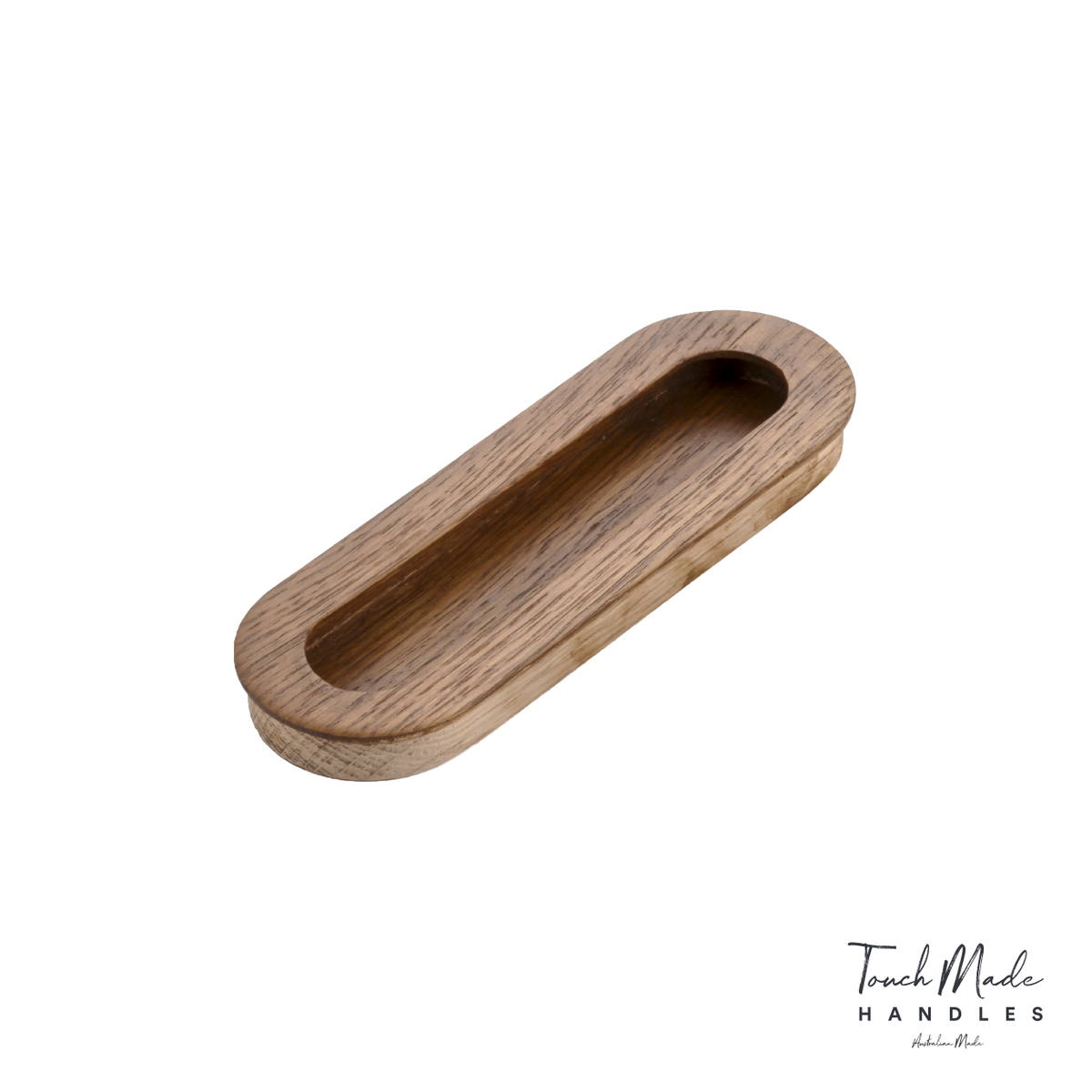 Cascade Recessed Oval Small Timber Handle