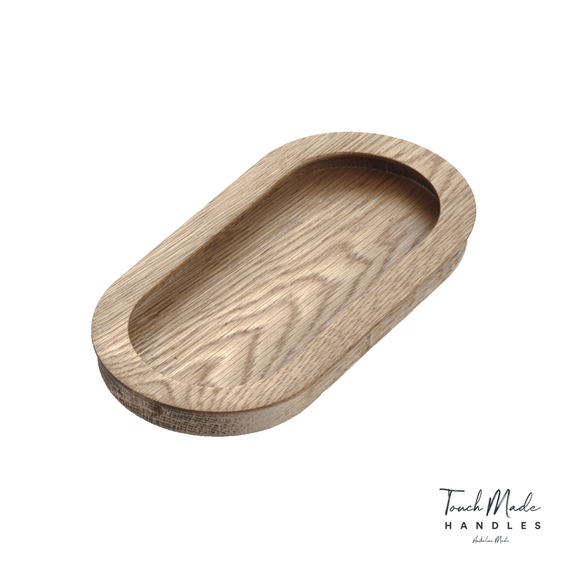 Cascade Recessed Oval Large Timber Handles