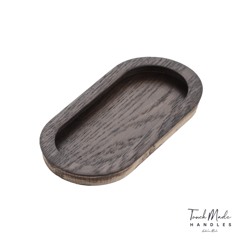 Cascade Recessed Oval Large Timber Handles