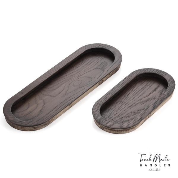 Cascade Recessed Oval Large Timber Handles