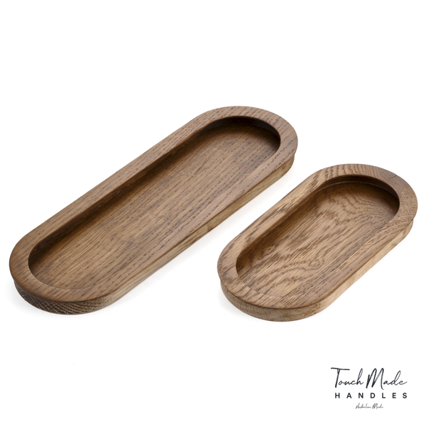 Cascade Recessed Oval Large Timber Handles