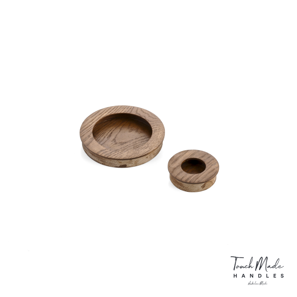 Cascade Recessed Round Timber Handles – Touch Handles