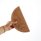 Timber Dished Semi Round Handles