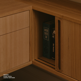 Cascade Recessed Oval Small Timber Handles