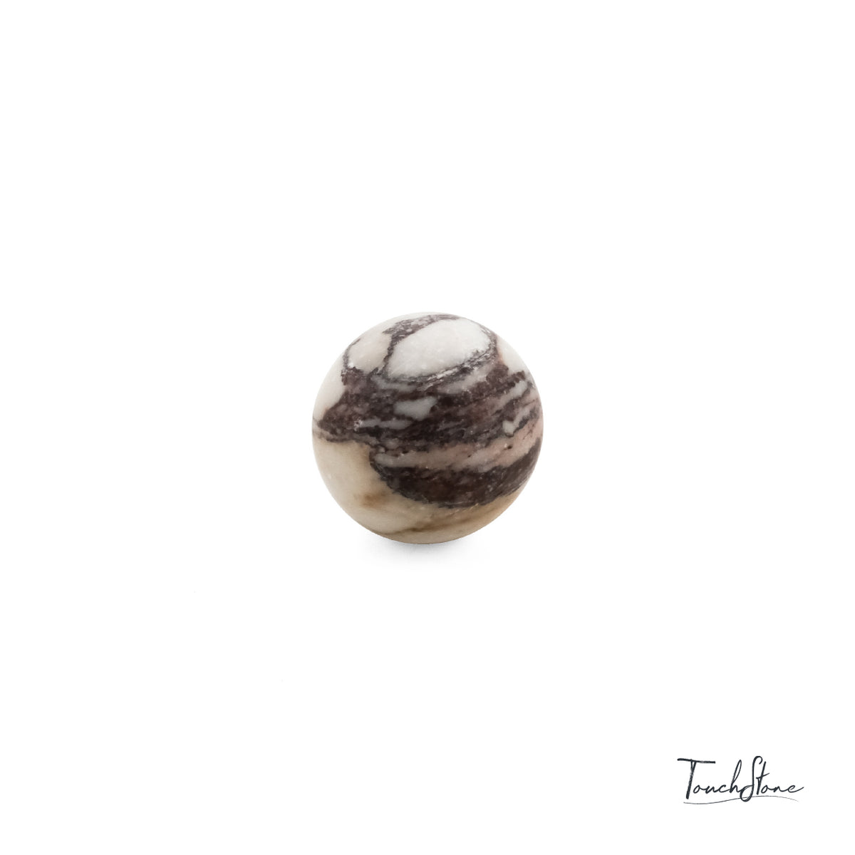 TouchStone 60mm marble ball knob in Calacatta Viola