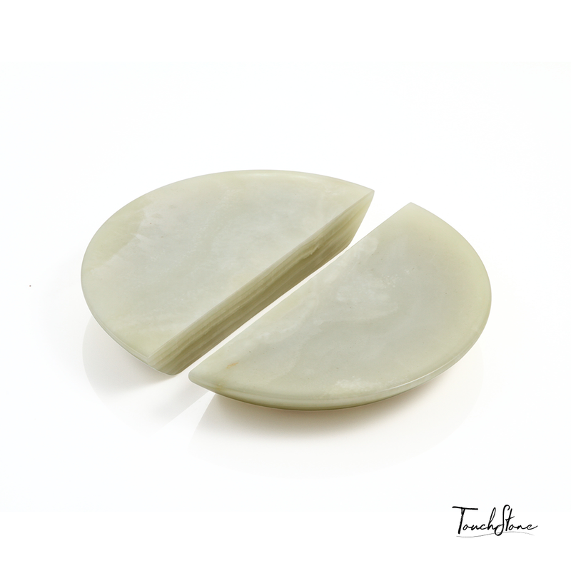 Semi Round Pull - Green Onyx