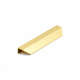 Medium Brass Angled Lip Pull Handle Photo