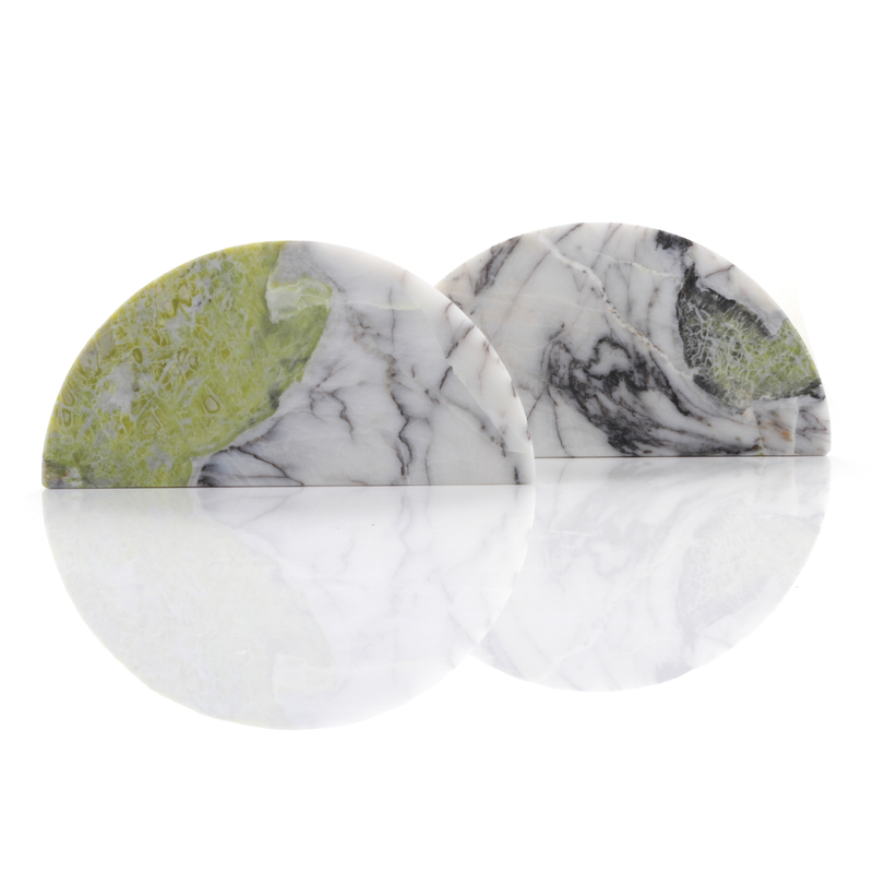 Natural Marble Semi Round Handles